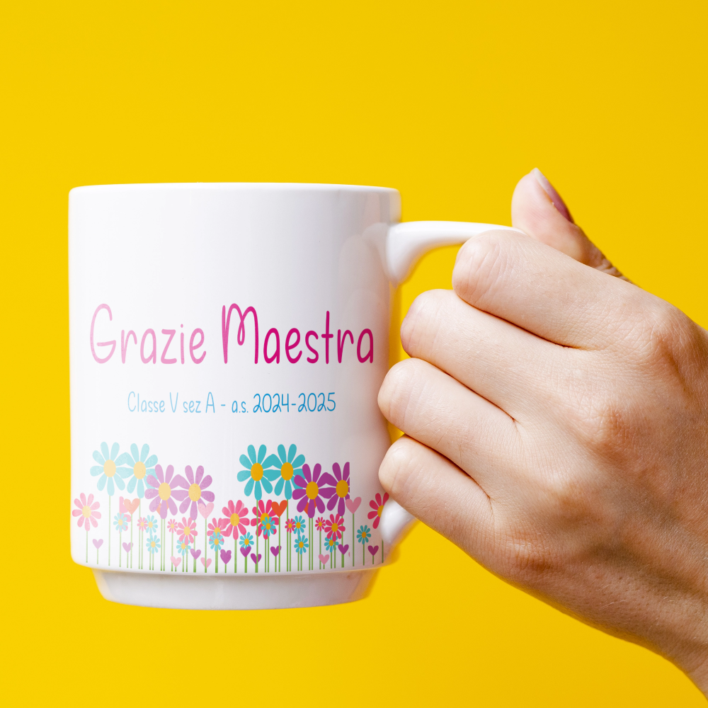 GFD - Tazza Personalizzata per Maestra – Regalo Originale per Insegnante