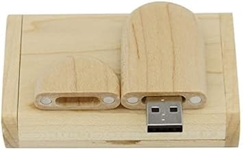 GFD - PenDrive in legno USB 3.0-16 GB - Personalizzabile con il tuo logo o testo - Con chiusura a calamita - Forma Standard - Include cofanetto - Made in Italy