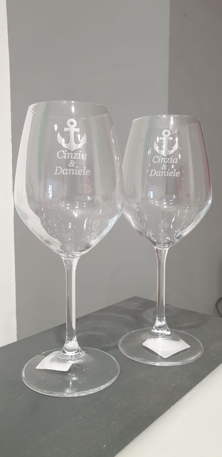 Calici in vetro per vino — foto 1