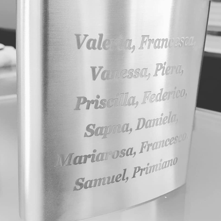 Fiaschetta in acciaio Inox