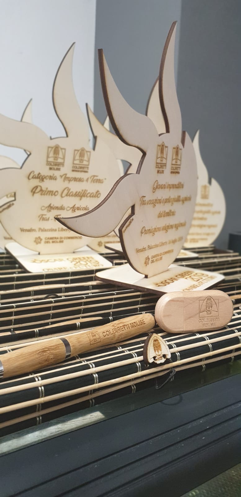 Set premi riconoscimenti in legno — foto 1