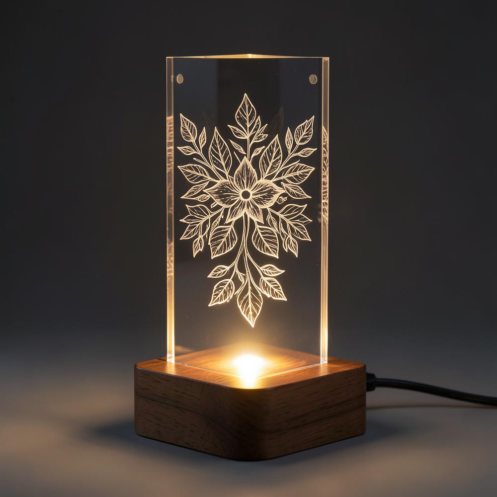 Lampada 3D personalizzata con foto
